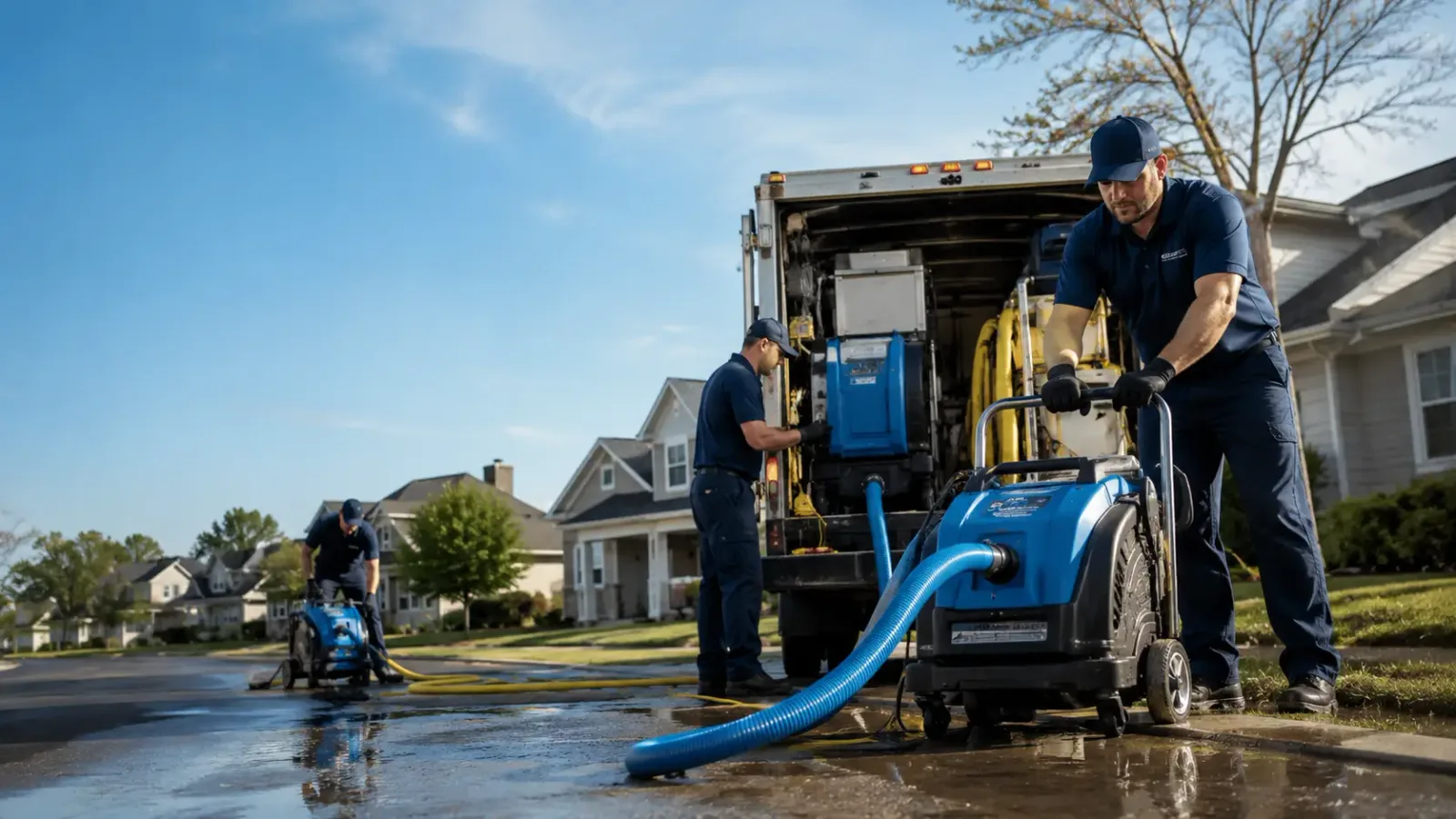 Flood Damage Cleanup in New Boston, MI